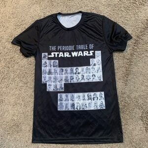 The Periodic Table of Star Wars T-Shirt Medium